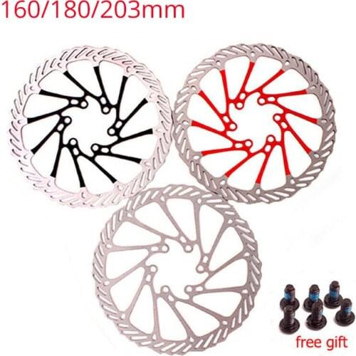 G3 Disc Brake MTB 160mm Stainless Steel Brake Disc Rotor 203mm 180mm Road Bike Disc Brake 6pcs Bolts Cycling Parts