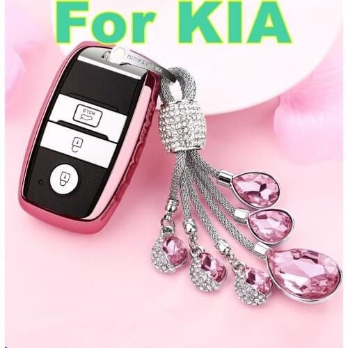 For KIA K2 k3 K4 K5 new Sportage QL KX1 pegrs forte kxcross Car key set female key shell key bag gift car decoration accessories
