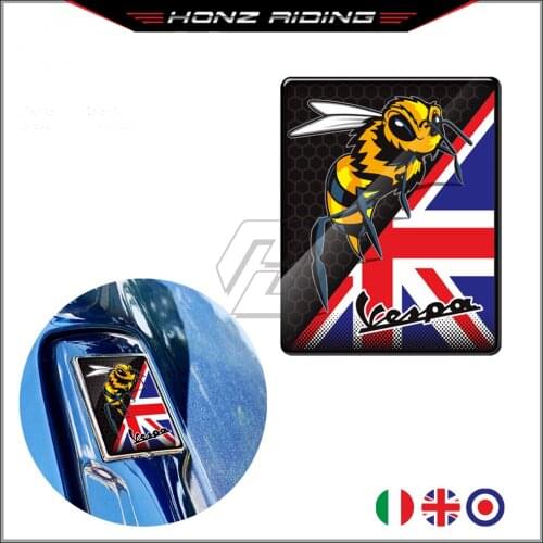 For PIAGGIO Vespa Emblem Logo Granturismo 946 ET2 ET4 50 125 150 for GTS Sprint 50 150 3D Resin Motorcycle Sticker