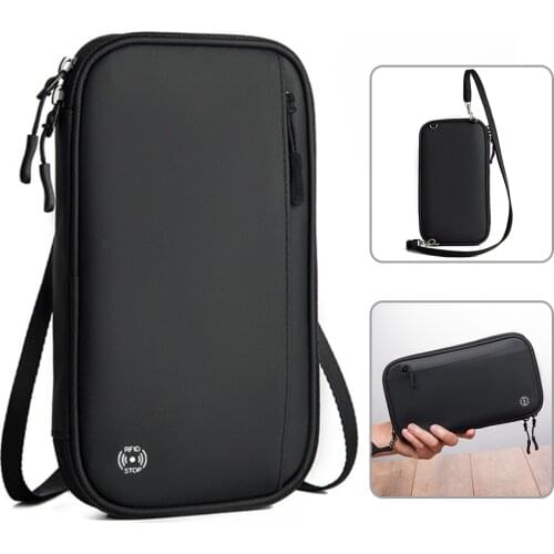 Acoki Travel Wallet, Family Passport Holder, Travel Documents Organizer, Durable Passport Case with RFID Blocker for Men, Women