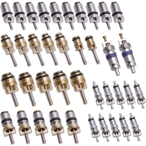 Hot 39x R12 R134A Car Air Conditioning A/C Tire Valve Stem Core Remover Tool Kit