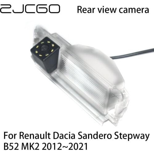 ZJCGO Car Rear View Reverse Backup Parking Reversing Camera for Renault Dacia Sandero Stepway B52 MK2 2012~2021