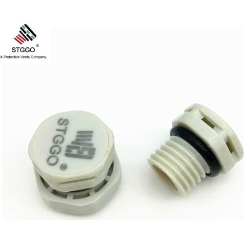 M12*1.5 IP68 protective vents pressure balance valve IP69K waterproof Valve for LED or solar enclosure pressure release