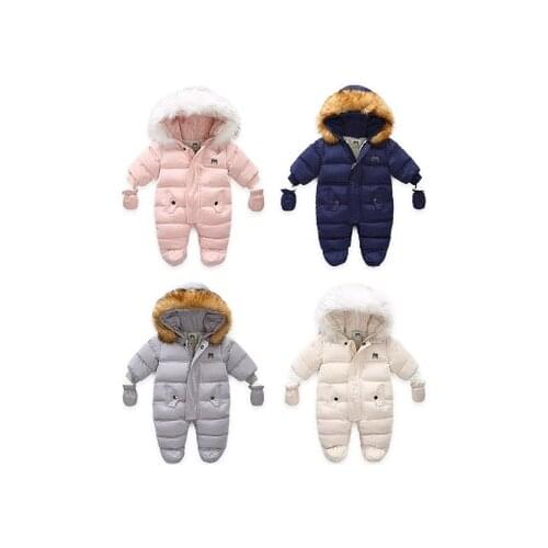 2020 new born baby winter clothes baby jumpsuit hood inside fleece baby girl clothes baby boy clothes baby clothes baby romper