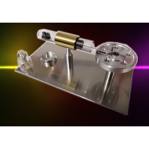 Stirling engine model external combustion engine micro generator birthday gift steam engine