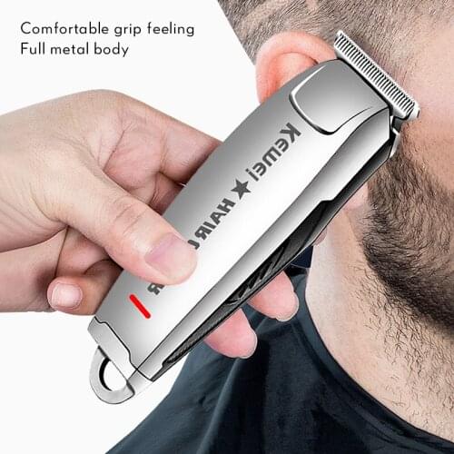 Low Noise Trimmer Kemei Professional Hair Clipper Mens Hair Trimming Machine Cordless Electric Clipper Shaving Machine Tool 40D