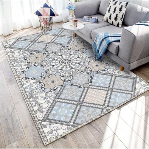 New Nordic style Carpets For Living Room Bedroom Sofa coffee table Study bedside Carpet Model Showcase Rugs 3D Printed Home Rugs