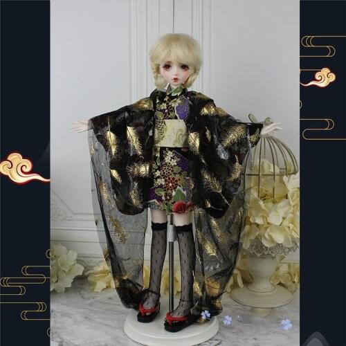1/4 1/3 Scale BJD Clothes Ancient Costume Samurai Japanese Kimono Outfit For BJD/SD MSD SD13 Girl Doll Accessories C1021