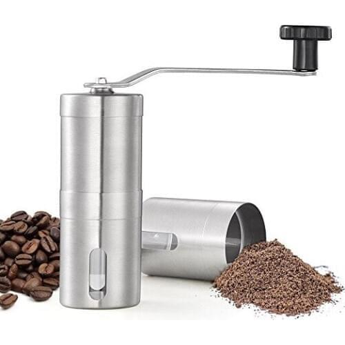 HOOZADA Manual Coffee Machine Rotating Coffee Beans Espresso Maker Household Travel Tools