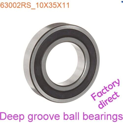 10mm Diameter Deep groove ball bearings 6300 2RS 10mmX35mmX11mm Double rubber sealing cover ABEC-1 CNC,Motors,Machinery,AUTO