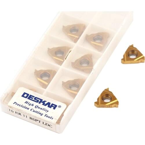 High Quality 16ER 11BSPT 14BSPT 19BSPT 16IR 11BSPT 14BSPT 19BSPT LDC LDA CNC Thread Insert Carbide Insert CNC Lathe Turning Tool