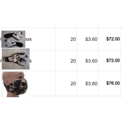 Order for motorcycle headscarf