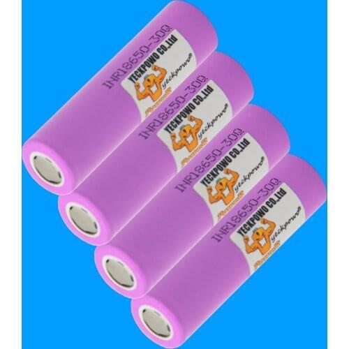 Russian Warehouse Fast Delivery INR18650 30Q battery lithium batteries li-ion 30A 10C 3000mah 3.7V / 18650 battery charger
