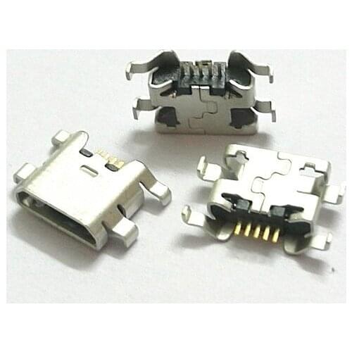 100pcs For ZTE Blade L2 S6 5.0 U807 N983 N807 U956 N5 N909 N798 N980 Micro mini USB connector socket charging port
