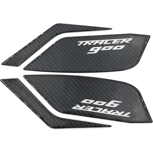 Motorcycle 3D Hand Guards carbon fibre stickers 3M Reflective light Decals For Yamaha TRACER900 Tracer 900GT 2018 2019