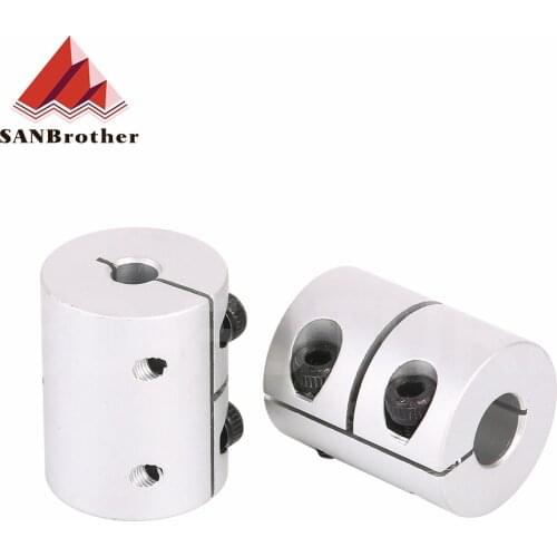 3D Printer Parts Rigid Shaft Coupler Clamp Stepper Servo Motor Coupling D20 L25 5x8x25mm for Cr10 Ender-3 T8 Lead Screw