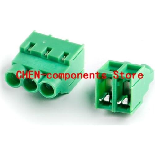 5pcs KF635-6.35-2P/3P in-line 300V/30A 6.35mm pitch screw type PCB terminal