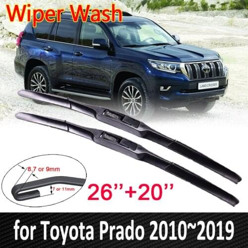 Car Wiper Blade Window for Toyota Prado 150 J150 2010~2019 Front Windscreen Windshield Wipers 2011 2012 2013 2014 2015 Car Goods