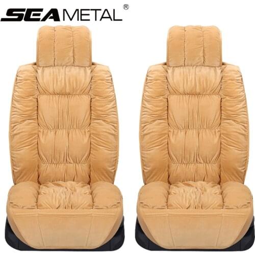 Winter Plush Car Seat Covers Universal Auto Warm Seat Cover Automobiles Seats Cushion Car Chair Covers Protector Auto Accessory