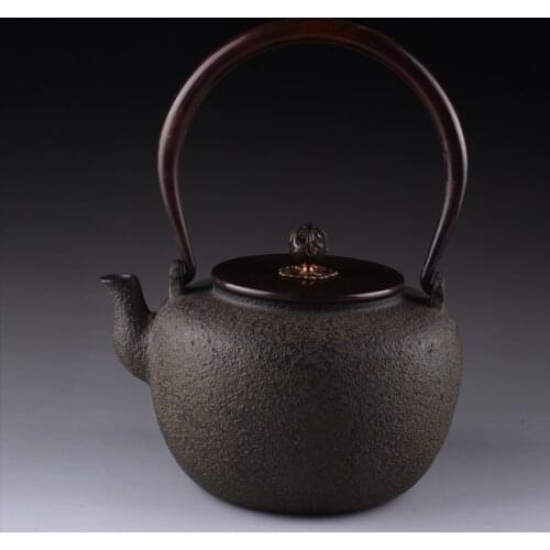 Cast Iron Tea Pot Set Japanese Teapot Tetsubin Kettle Drinkware 1300ml Stainless Steel Strainer Teakettle Genuine Wholesale