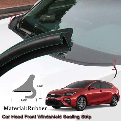 DIY Car Seal Strip Windshied Spoiler Filler Protect Edge Weatherstrip Strips Stickers Auto Accessories For Kia Cerato 2010-2020