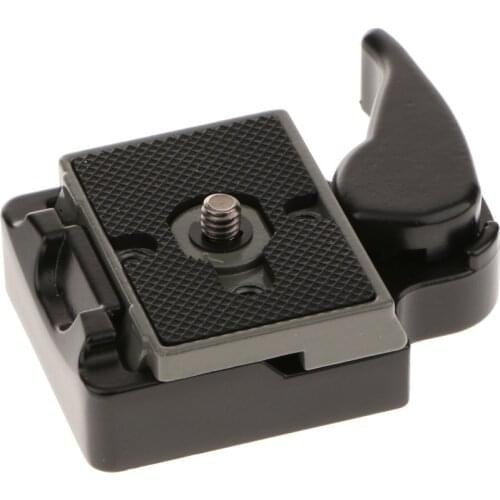 For Manfrotto 323 RC2 Rapid Connect Adapter with 200PL-14 Quick Release Plate Clamp
