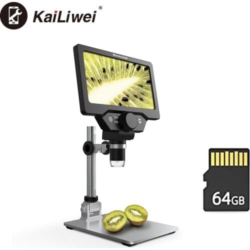 G1200 Wireless Digital Microscope With 7 Inch LCD Screen Video 1200X Continuous Amplification Magnifier Tool For Phone Repair