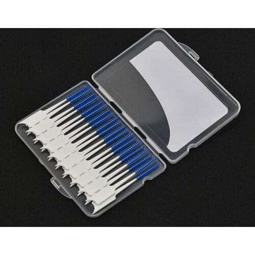 1 box 20 pcs Double Floss Head Hygiene Dental Silicone Interdental Brush Toothpick Soft Plastic Massage Cleaning Tool
