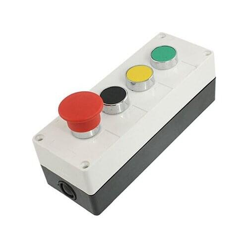 Mushroom Emergency Latching Pushubutton Push Button Switch Station Box