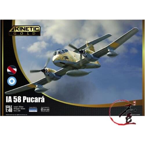 Kinetic Model Kit K48078 1:48 Scale IA 58 Pucara