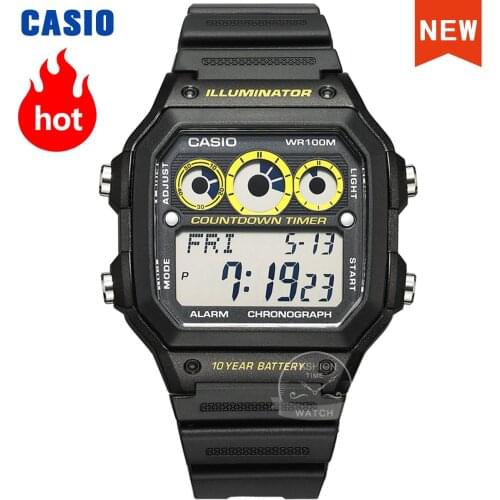 Casio watch men top set digital sport Waterproof Ten years of electricity quartz men watch relogio masculino AE-1300WH-1A