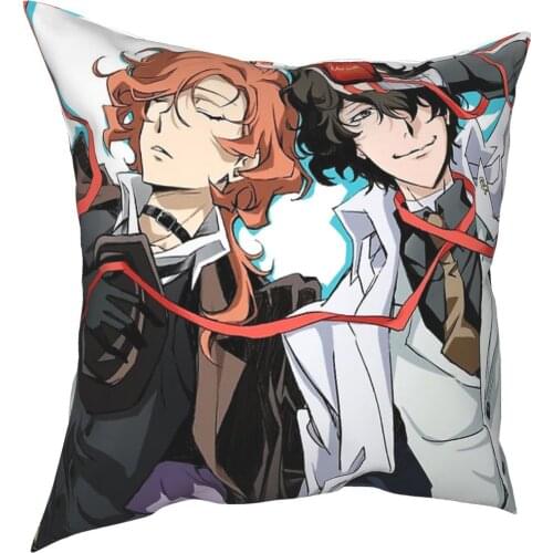 Bungou Stray Dogs 1 Soukoku Pillow Case Cover Cushion Pillowcases Cushions Pillows Bed