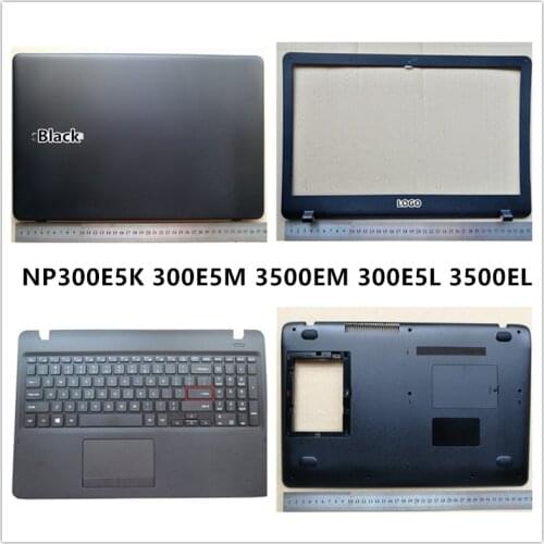 New laptop For Samsung NP300E5K 300E5M 3500EM 300E5L LCD Back Cover Top Case/Front Bezel/Palmrest/Bottom Base Cover Case/Hinges