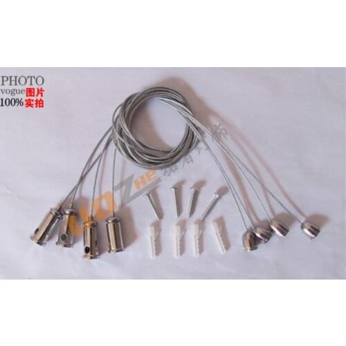 Lifting rope/hanging wires 4pcs/lot,for lifting various panel lights 300*300,300*600,300*1200,600*600,wire length 80cm