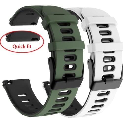 20mm Silicone Watch Strap for Huami Amazfit GTS GTR 42mm Bracelet for Huami Amazfit Bip U Bip S GTS 2 Watch Bands