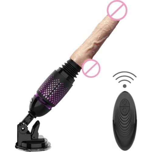 Sex Toy For Women Remote Control 7 Speed Vibration Extendable Mini Dildo Sex Machine Penis Heating Function Adult Products