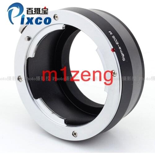 Sigma-eosm Adapter Ring for sigma sa Lens to canon EOSM EF-M EOSM/M2/M3/m6/M10 body Mirrorless camera
