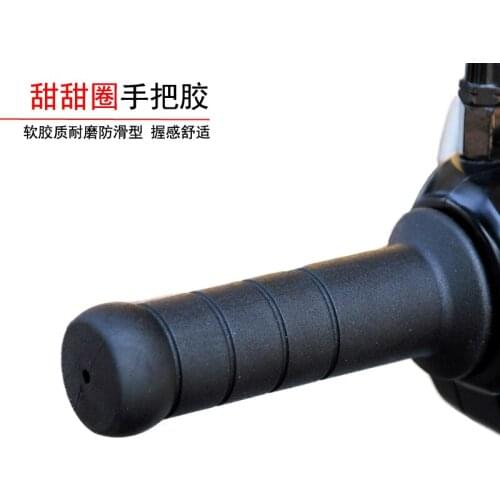 Comfortable Motorcycle 22mm Handlebar Grips One Pair Soft Rubber