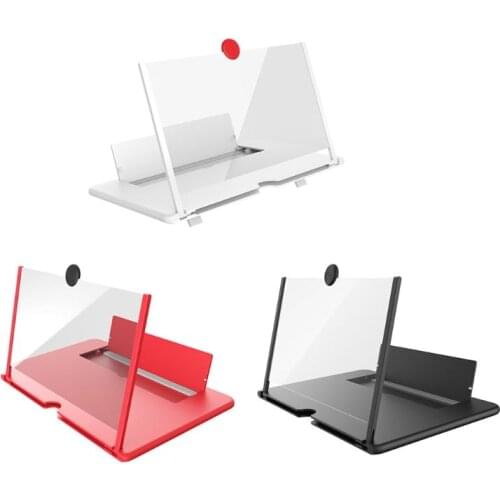 Cell Phone Amplifier Screen Magnifier 3D Effect High Definition Large Screen Magnifying with Holder Stand
