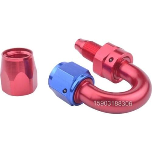 AN 12 Thread High Performance 180 Degree Swivel Pipe Fittings