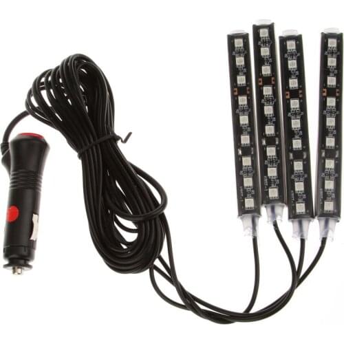 12V Colorful Car Interior Dash Floor LED Lights Atmosphere Lamp