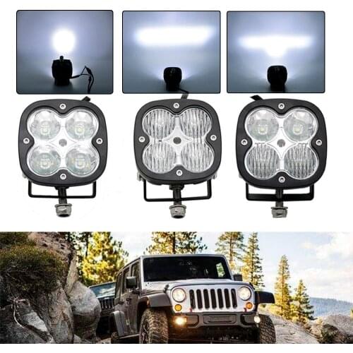 1/2pcs 12V 24V 40w 2Inch spot flood combo beam led wrok light Offroad Light Car Truck SUV ATV UTV UTE Led Driving Lights