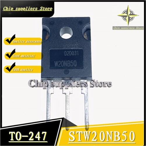 10PCS) STW20NB50 W20NB50 TO-247 MOS field effect tube 20A/500V 100% New and original