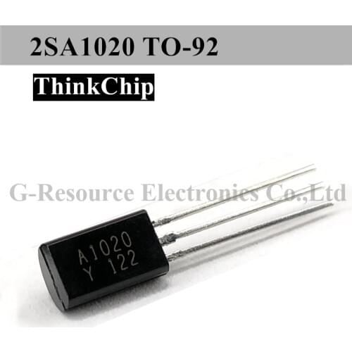 100 pcs) 2SA1020 TO-92 2A 50V PNP Transistor A1020 TO92
