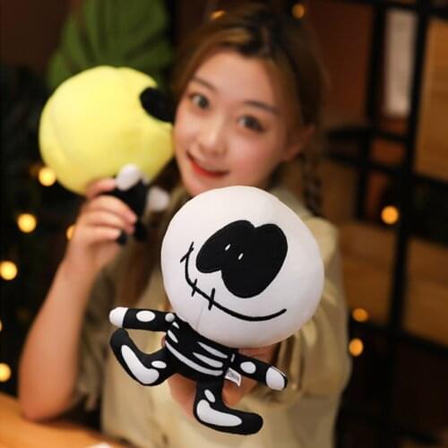 5 style Halloween Decoration Stuffed Plush Pumpkin Toy Friday Night Funkin Game Spooky Month Skid and Pump Kids Doll