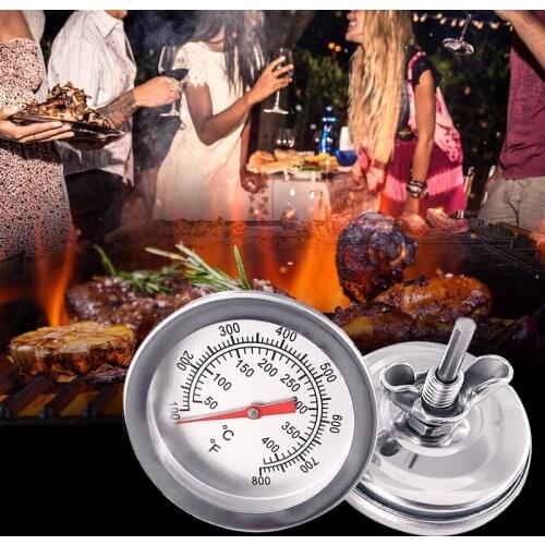 50℃~400℃ Stainless Steel Barbecue BBQ Smoker Grill Thermometer Temperature Gauge Celsius Household Thermometers