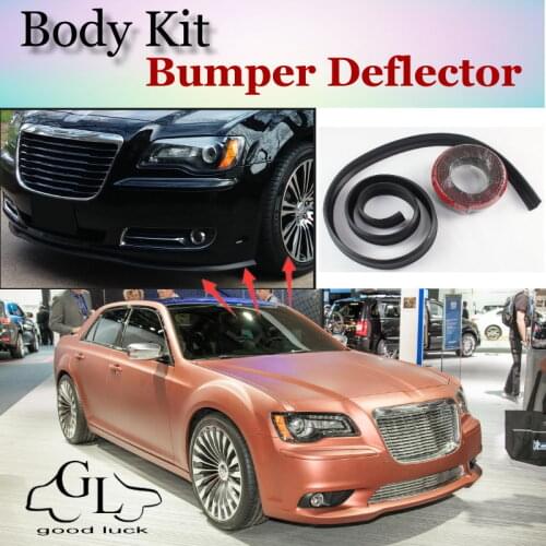 Bumper Lip Deflector Lips For Chrysler 300 300C For Lancia Thema Front Spoiler Skirt For Fans Car Tuning View / Body Kit / Strip