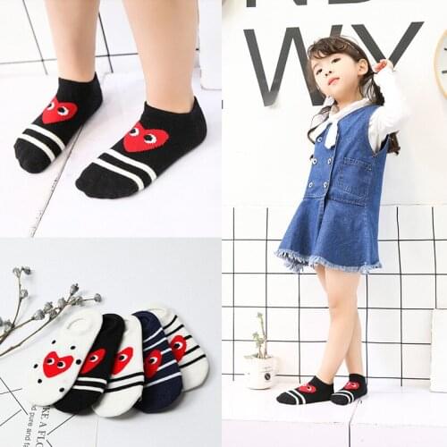 Children Summer Thin Fishnet Stockings Cotton Socks Breathable Short Tube Cartoon Boat Socks Cuhk Childrens Baby Socks