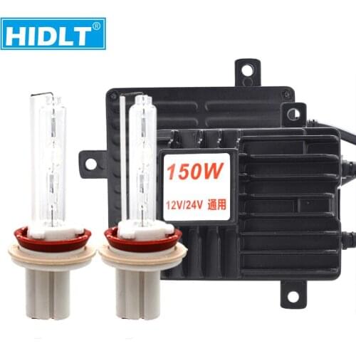 HIDLT 24V 150W Headlight HID Xenon Kit H1 H3 H7 H11 9005 9006 D2H 4300K 5000K 8000K 6000K Truck Boat HID Electronic Ballast Kit