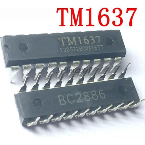 5pcs TM1637 DIP-20 1637 DIP DIP20 integrated circuit